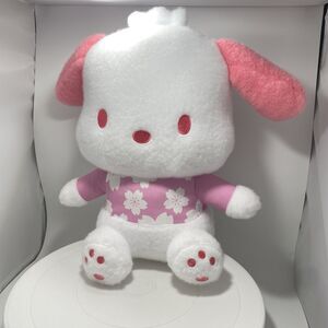 Sanrio Pochacco Sakura Series Plush Round 1 Exclusive / Collaboration  11.8” NWT